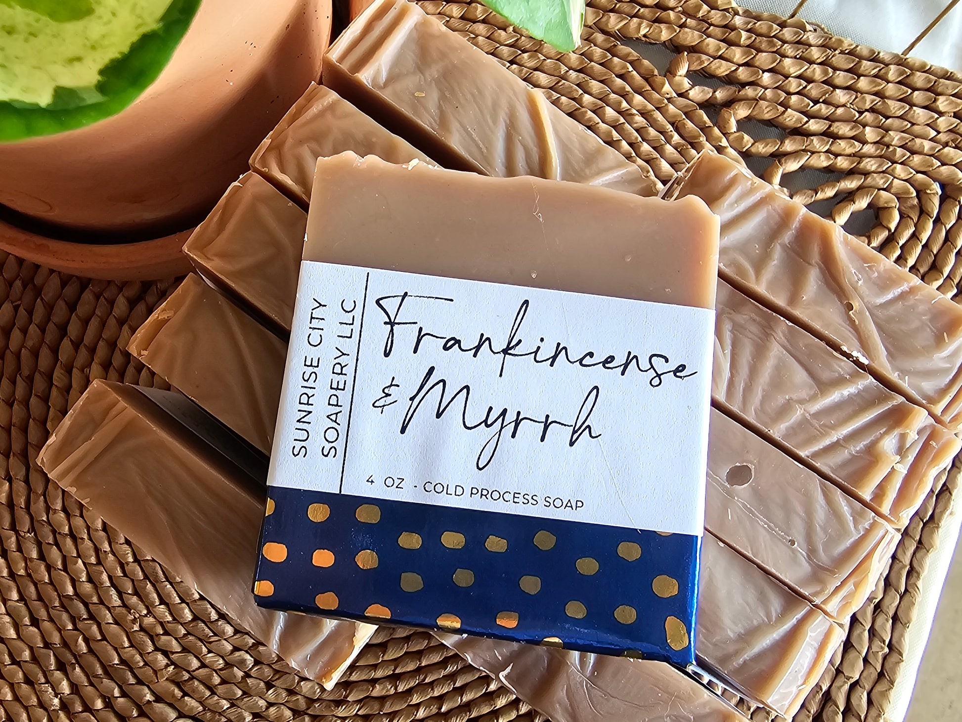 Natural Soap Bar Frankincense & Myrrh