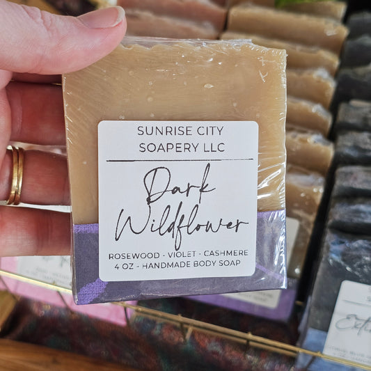 Dark Wildflower- Handmade Bar Soap