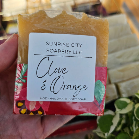 Clove & Orange  -Handmade Bar Soap