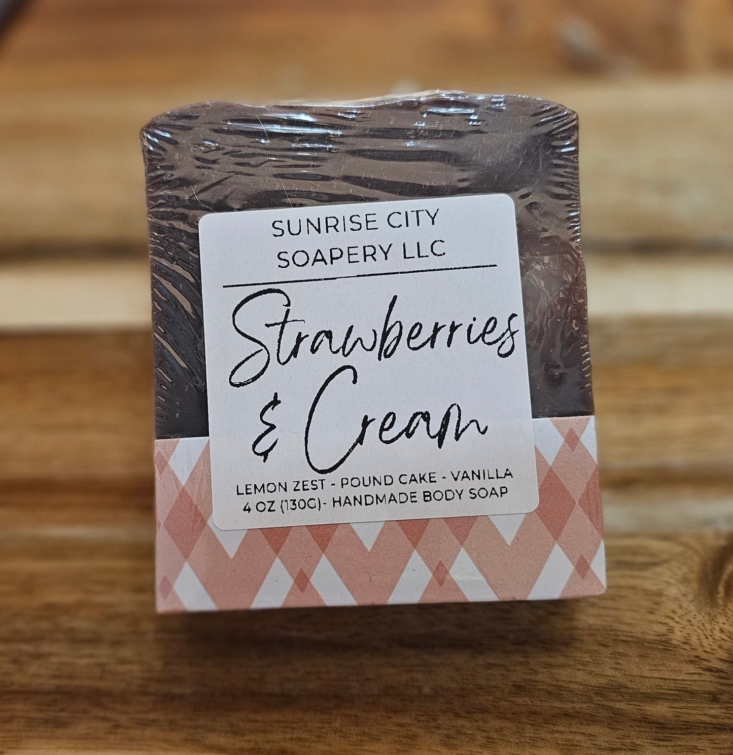 Strawberries & Creme - Handmade Bar Soap