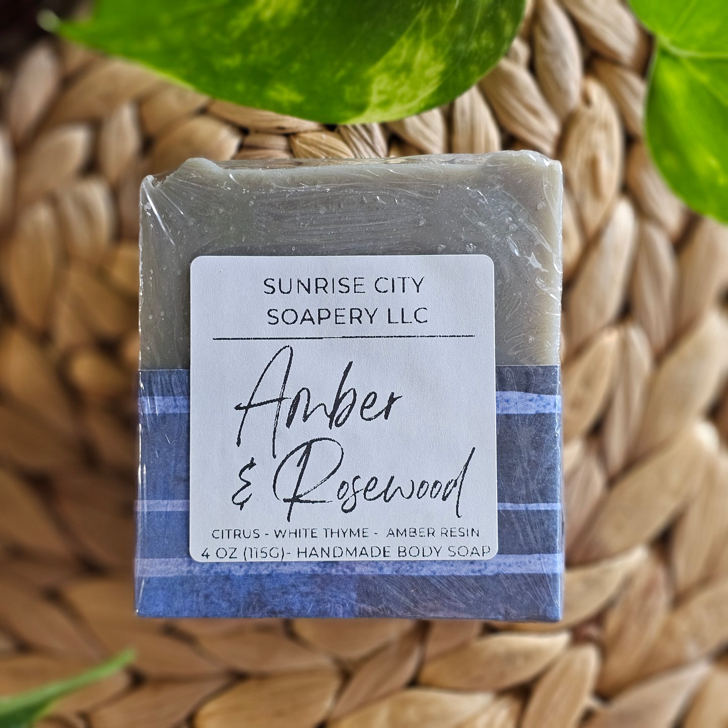 Amber & Rosewood - Handmade Bar Soap