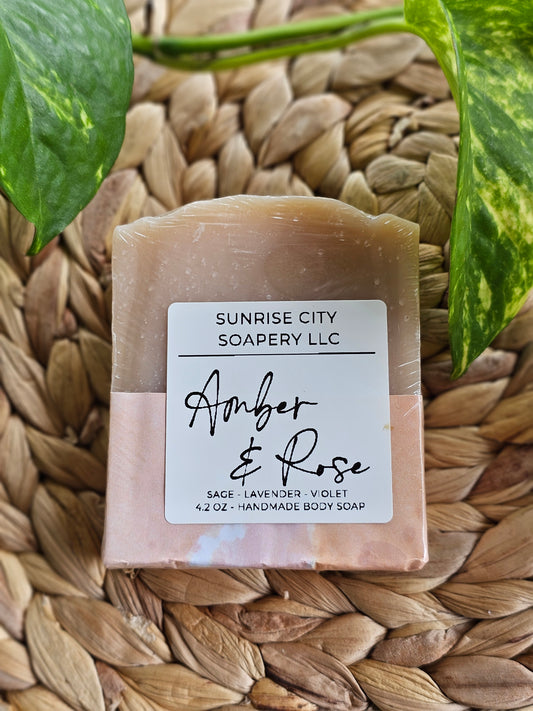 Amber & Rose  - Handmade Bar Soap