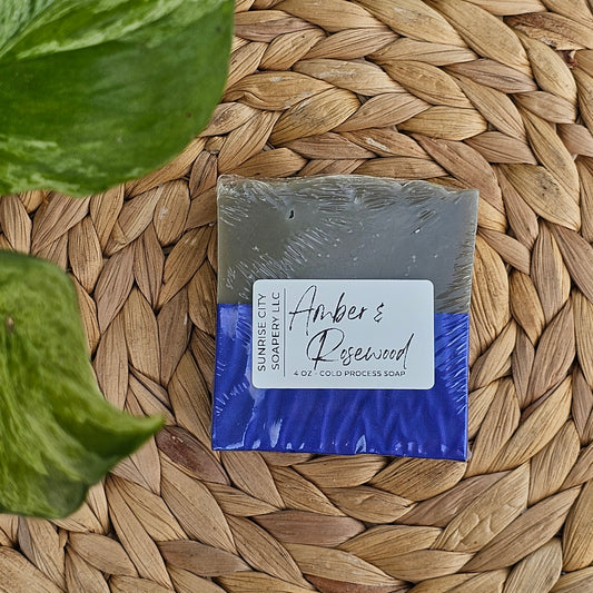 Amber & Rosewood - Handmade Bar Soap