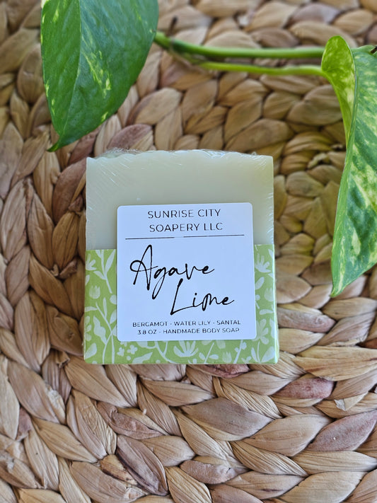 Agave Lime-Handmade Bar Soap